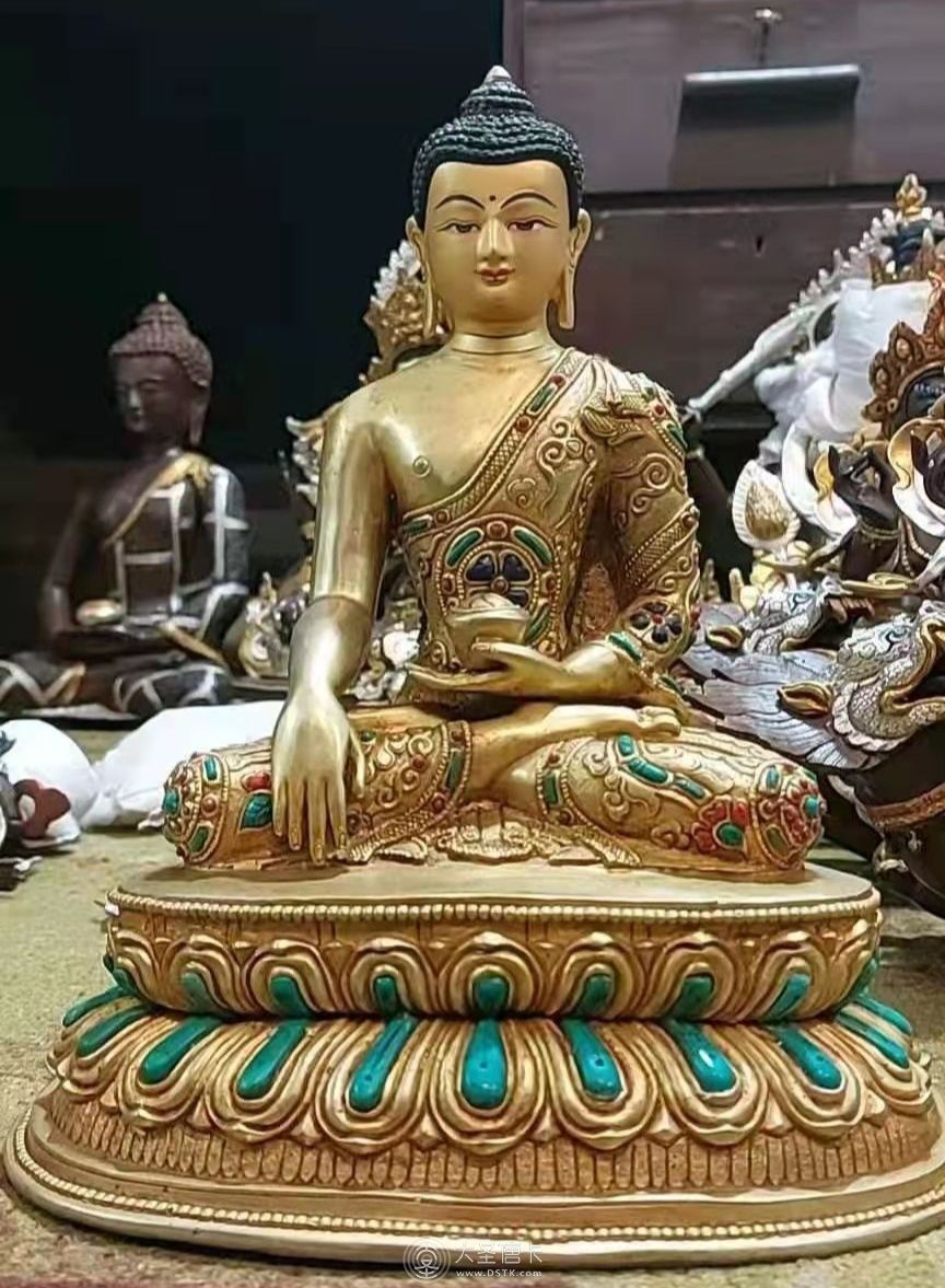 尼泊尔liang佛像释迦牟尼30公分