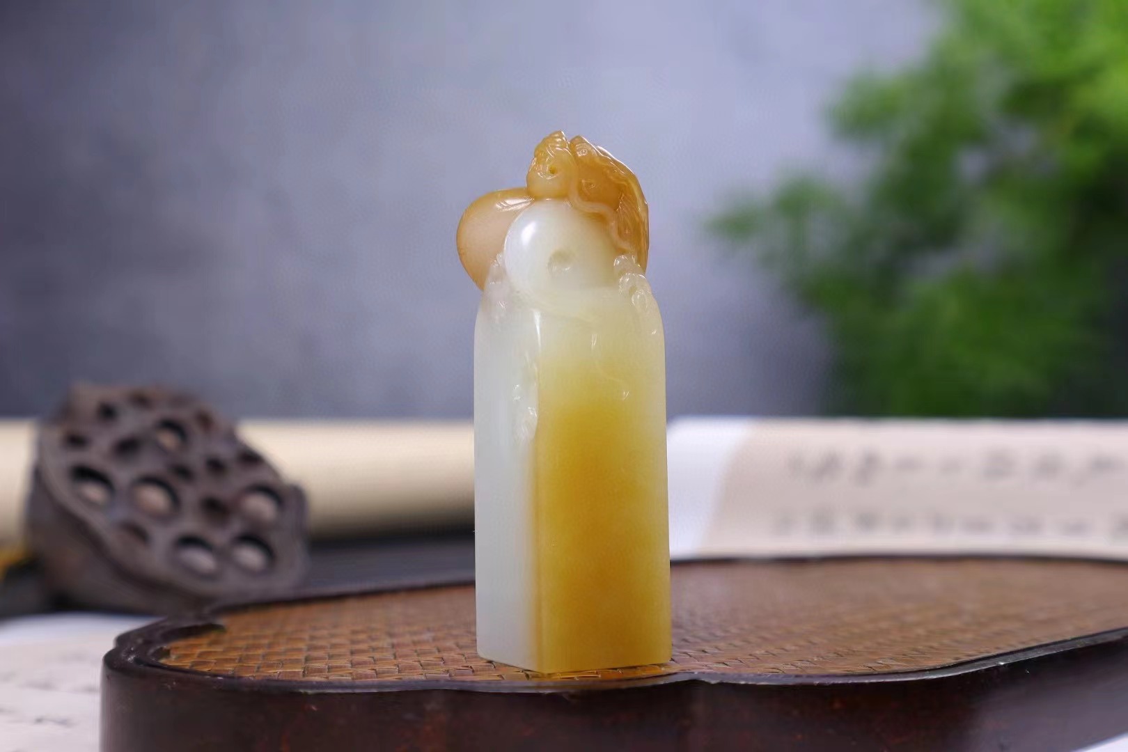 〔盘龙印•糖白玉〕