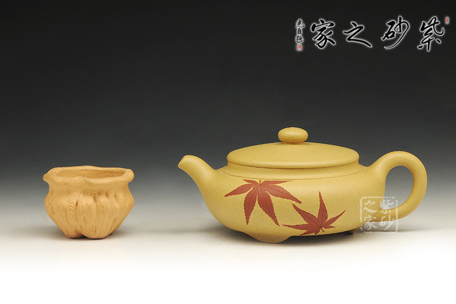 高档作品【秋韵壶】|名家龚彧作品_作品库_紫砂之家