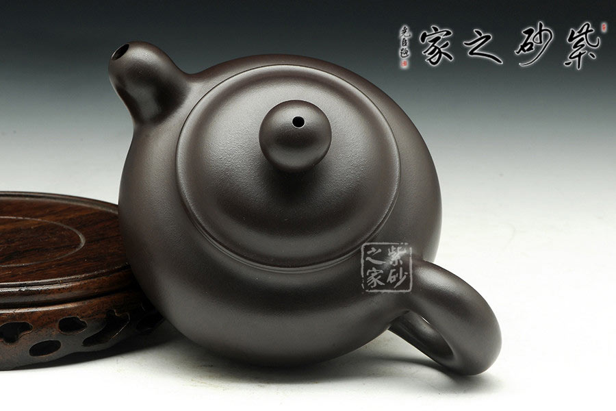 高档作品【道洪掇只壶】|名家万俊峰作品_作品库_紫砂之家