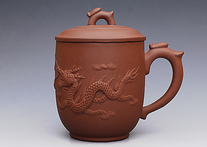 高档宜兴紫砂壶【龙杯】 | 紫砂壶名家【陈丽英】作品 | 泥料【】 | 紫砂壶收藏 - 紫砂之家官方商城