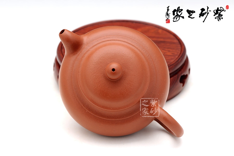 朱泥扁潘壶