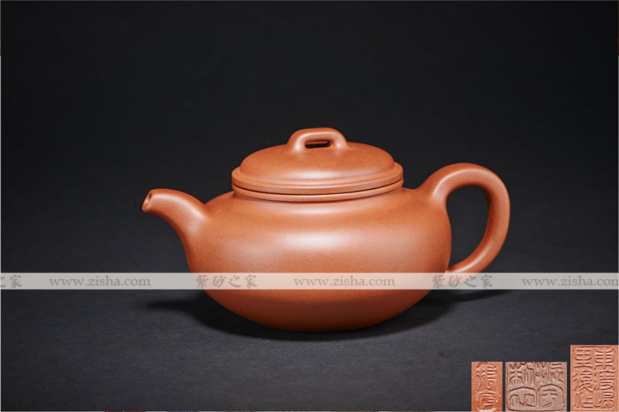 高档作品【仕圆壶】|名家高振宇作品_作品库_紫砂之家