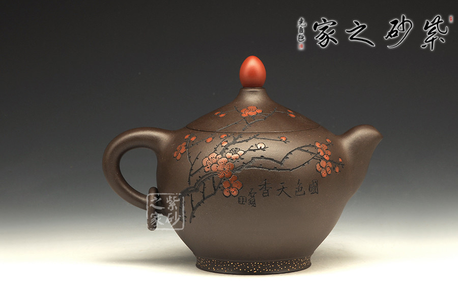 高档作品【鸿运当头】|名家沈汉生作品_作品库_紫砂之