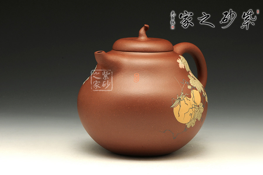 高档作品【葫芦壶】|名家张暗军作品_作品库_紫砂之家