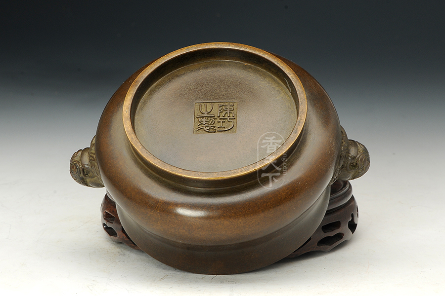 高档宜兴紫砂壶【天鸡耳彝炉】 | 紫砂壶名家【陈巧生】作品 | 泥料【】 | 紫砂壶收藏 - 紫砂之家官方商城