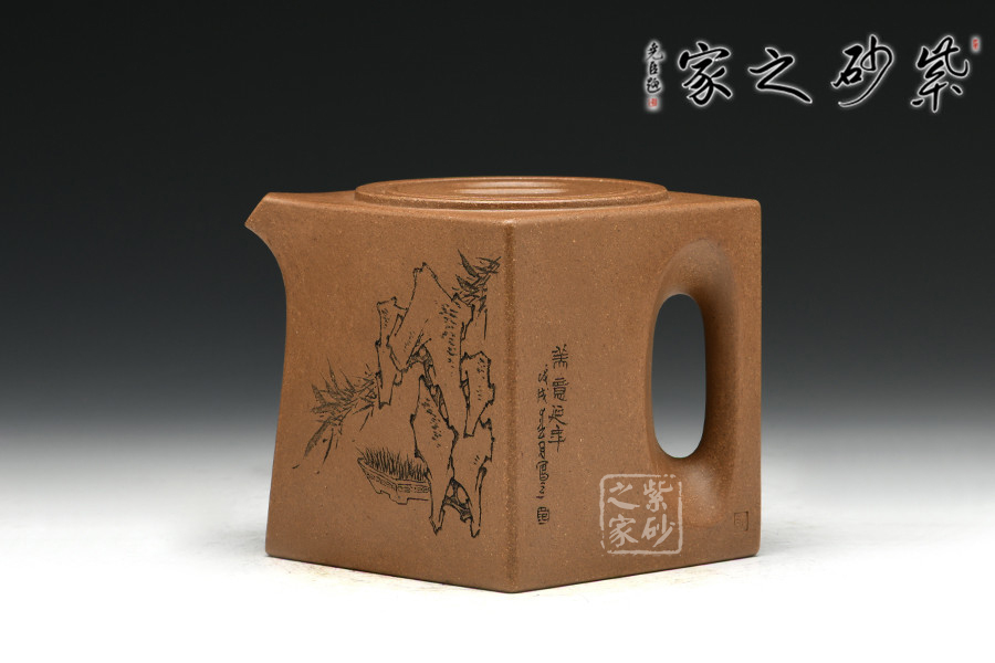 【阳羡四方(缶乐刻绘)】-紫砂之家