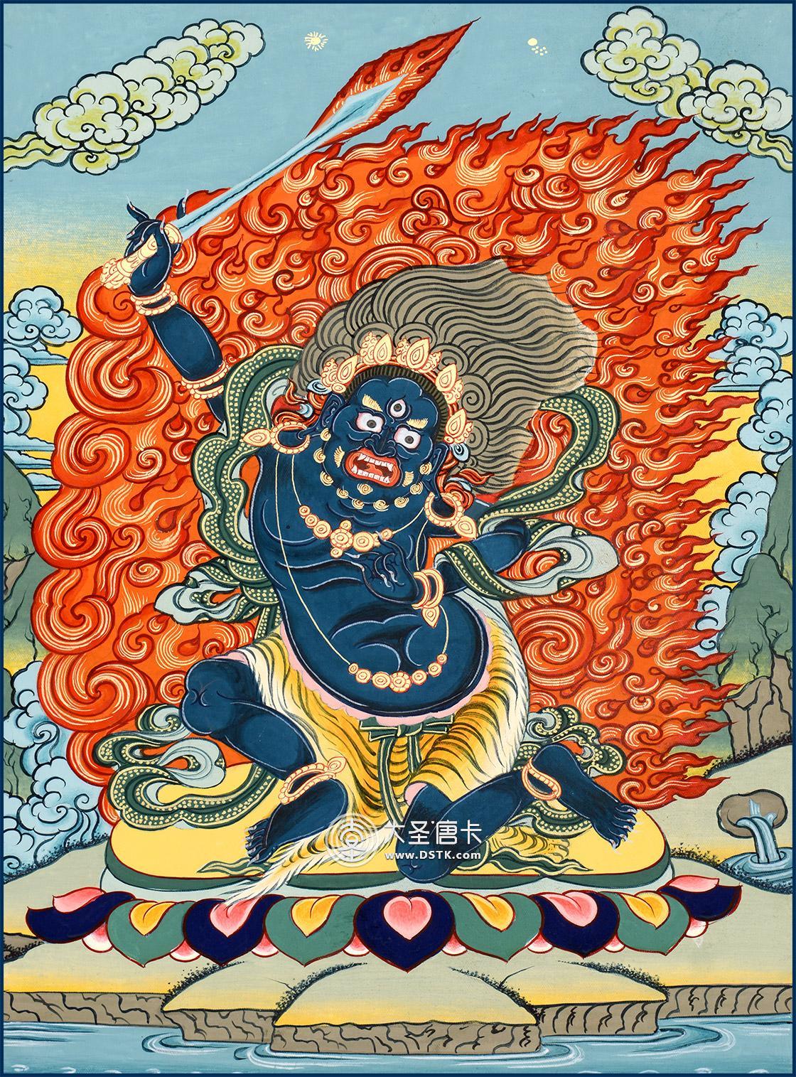 菩萨,其名号梵音为acalanatha,意为不动尊或无动尊,教界称为不动明王