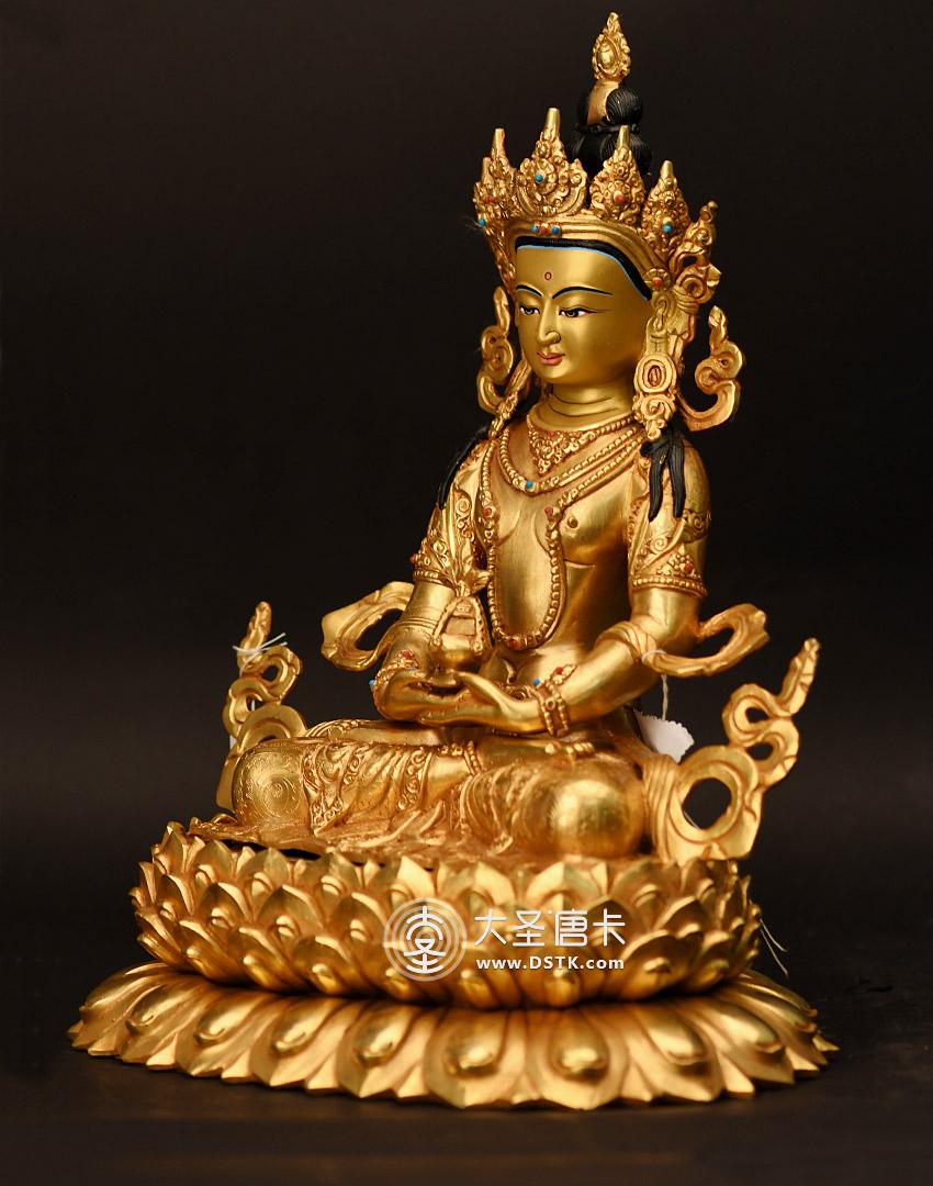 販売済み古美術 銅製 貴重 古玩 五方仏 仏教の法器 鉢 置物 真鍮細工 呪文入 仏像