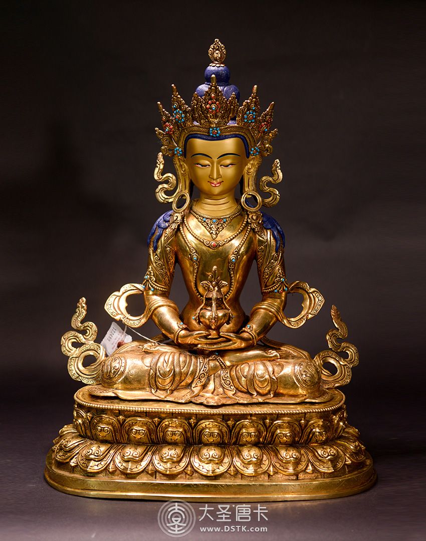 长寿佛鎏金45cm