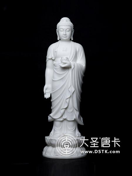 阿弥陀佛汉白玉68cm