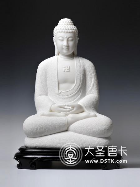 释迦牟尼佛汉白玉48cm