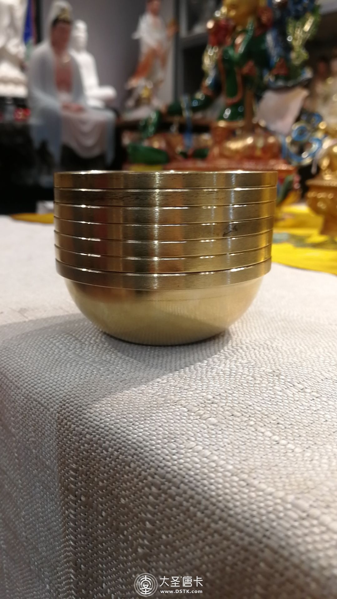 光面铜净水碗7个（赠）