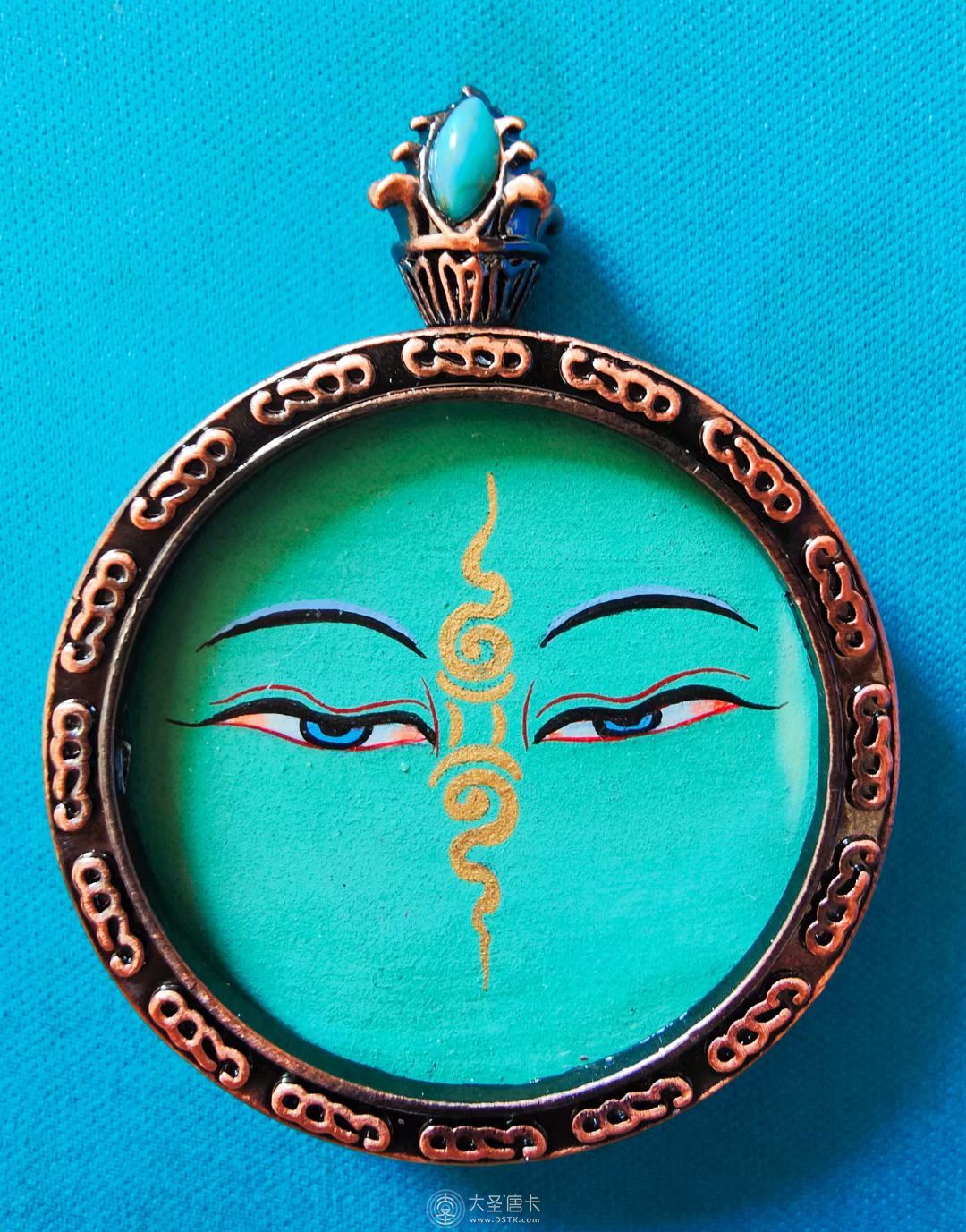 热贡绿度母佛眼佛牌
