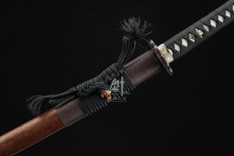 十里桜侍刀（三色銅黄銅鞘）武具　刀装具　日本刀　模造刀 居合刀