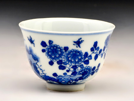 菊石蝶恋花若深杯