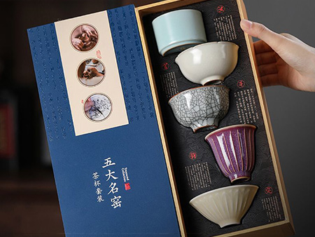 五大名窑茶杯套组