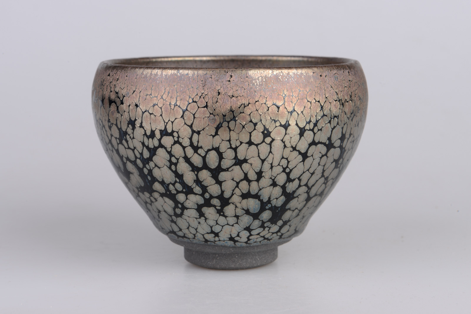 银油滴鹅蛋杯小盏