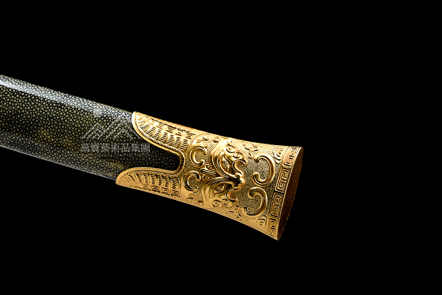 鎏金战魂剑黑珍珠鱼皮款