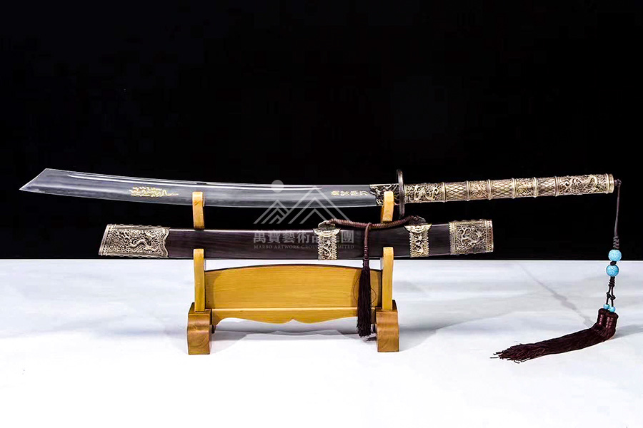 康熙战刀斩马刀纯铜