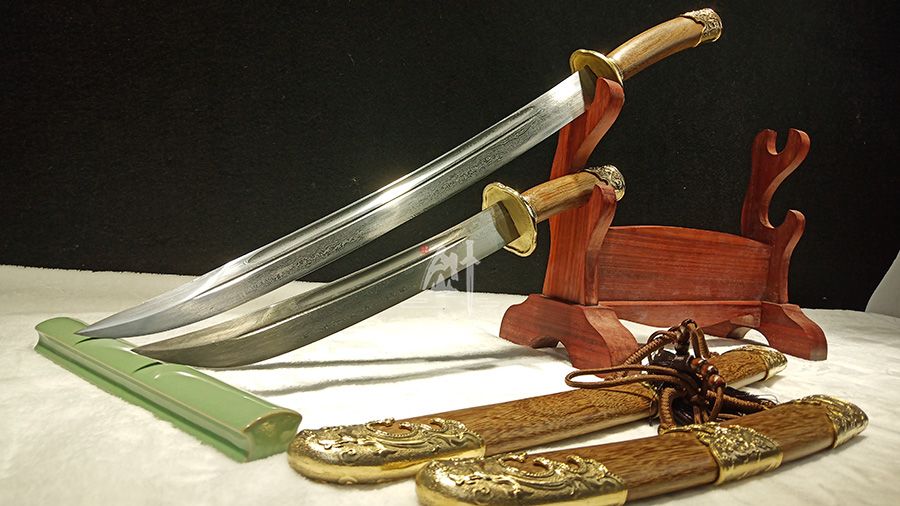 花梨木本色鞘清刀