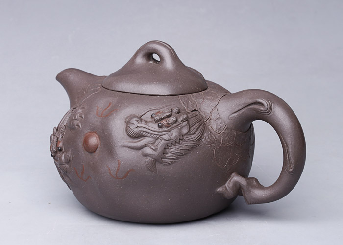 高档作品【龙供春】|名家陈彩敏作品_作品库_紫砂之家