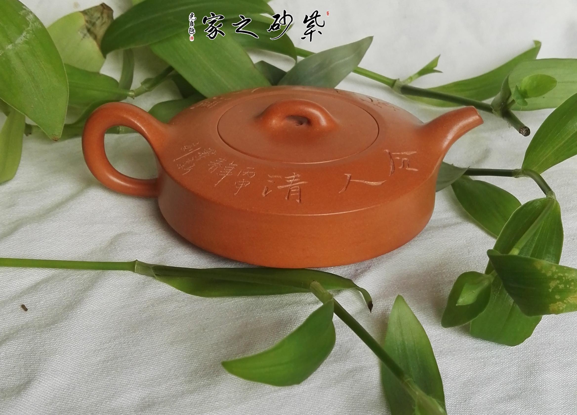 高档作品【玉成窑扁石壶】|名家徐群新作品_作品库_紫砂之家