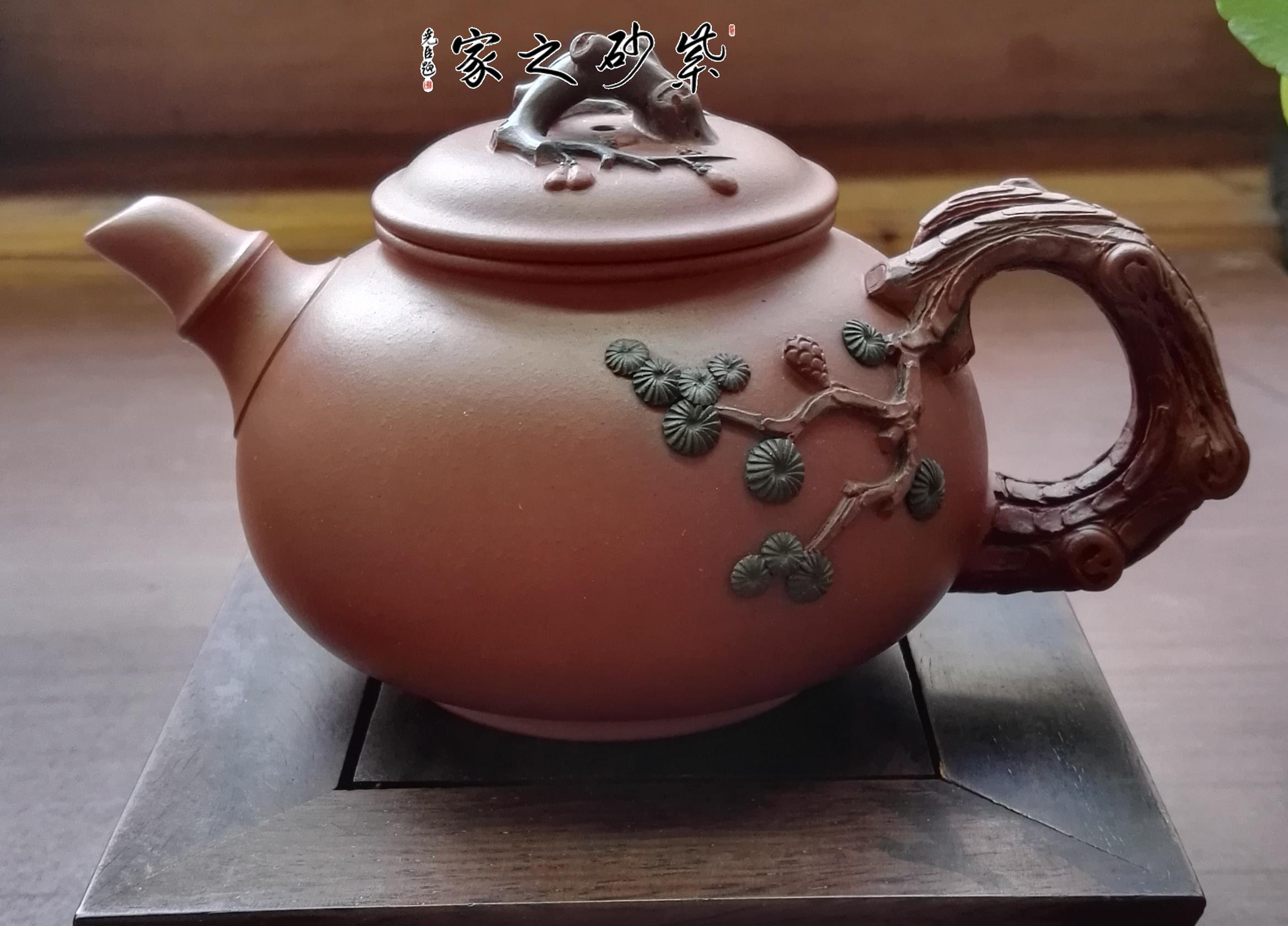 高档作品【松竹梅系列】|名家郑永平作品_作品库_紫砂之家