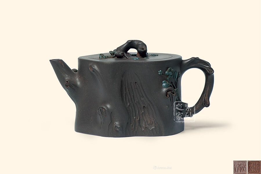 高档作品【梅桩】|名家何道洪作品_作品库_紫砂之家