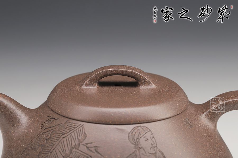 127纳福(徐军刻)_127纳福(徐军刻)介绍_纯手工紫砂壶_真品紫砂壶_紫砂