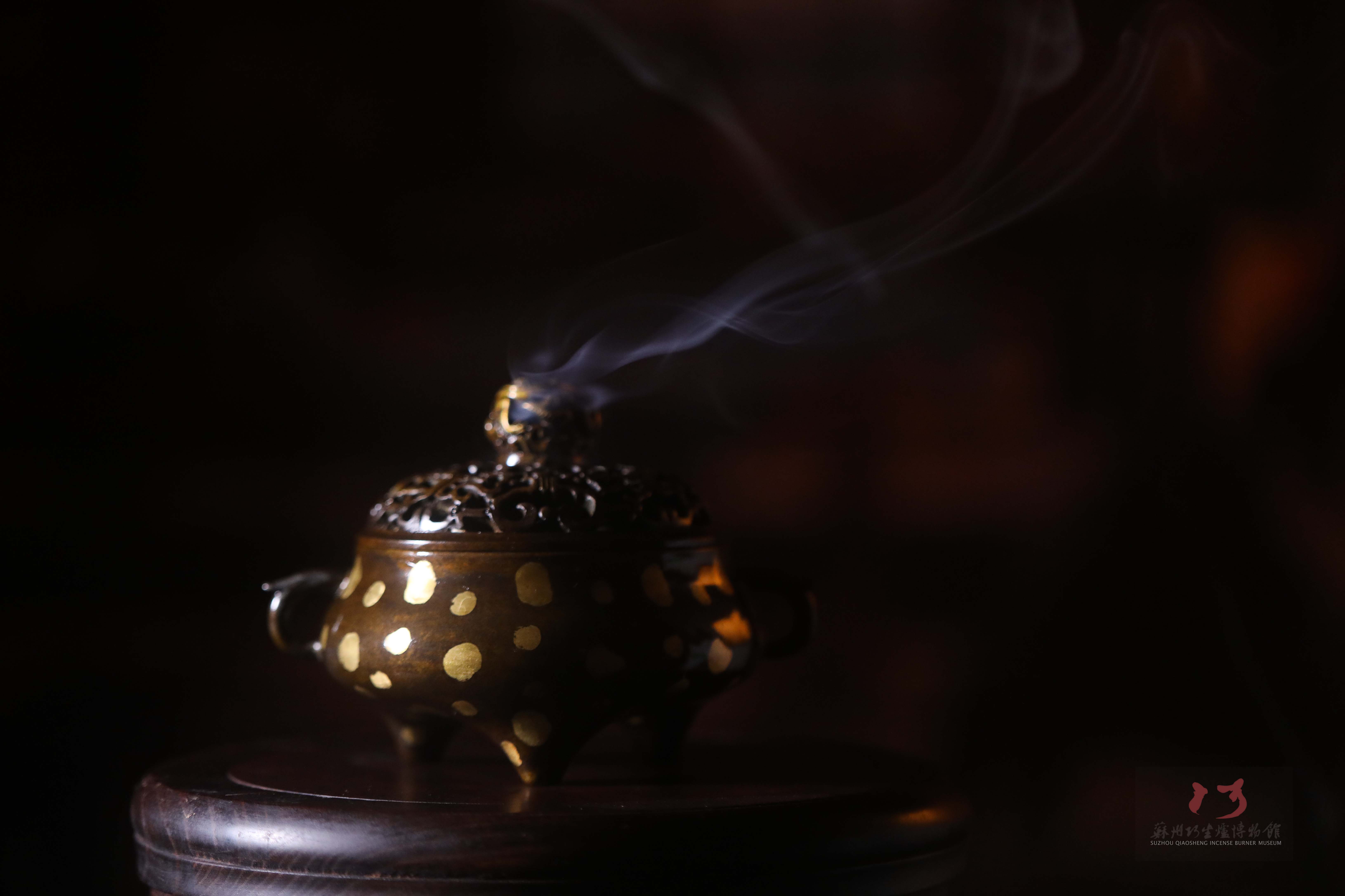 点金虬耳熏炉