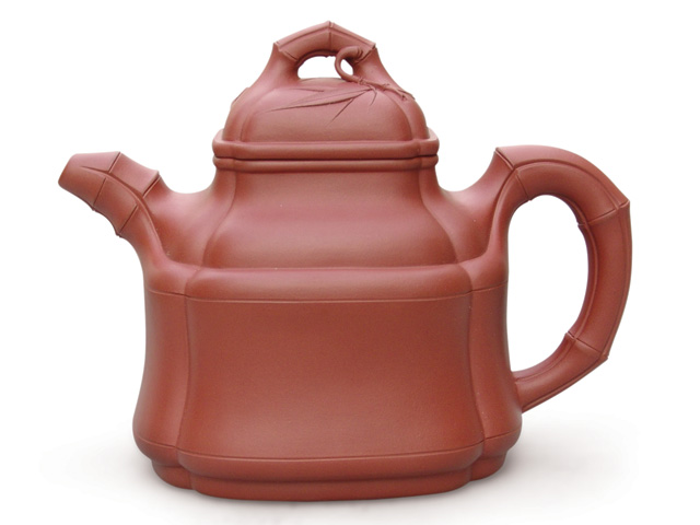 四方竹鼎图片欣赏-紫砂壶图片频道-紫砂之家