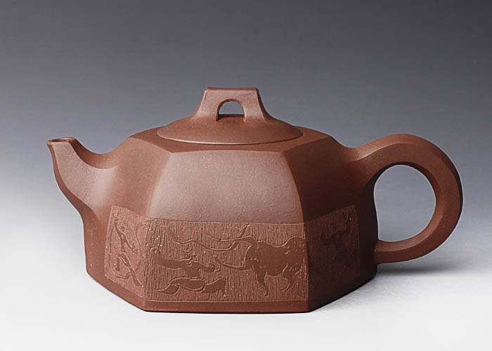 紫砂壶名家陈丽英紫砂壶六方井栏最新优惠信息