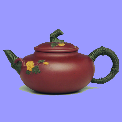 高档作品【小圆菊】|名家吴幼波作品_作品库_紫砂之家