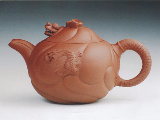 高档作品【鱼化龙】|名家蒋曙明作品_作品库_紫砂之家