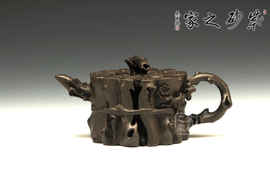 高档作品【三友壶具之梅】|名家顾道荣作品_作品库_紫砂之家