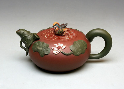 作品库 作品详情 鸳鸯 鸳鸯 [ 编号: 9198 ]       梁秋冬 壶型:花塑