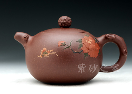 圆珠牡丹_紫砂商城_紫砂之家_宜兴紫砂壶官方网站
