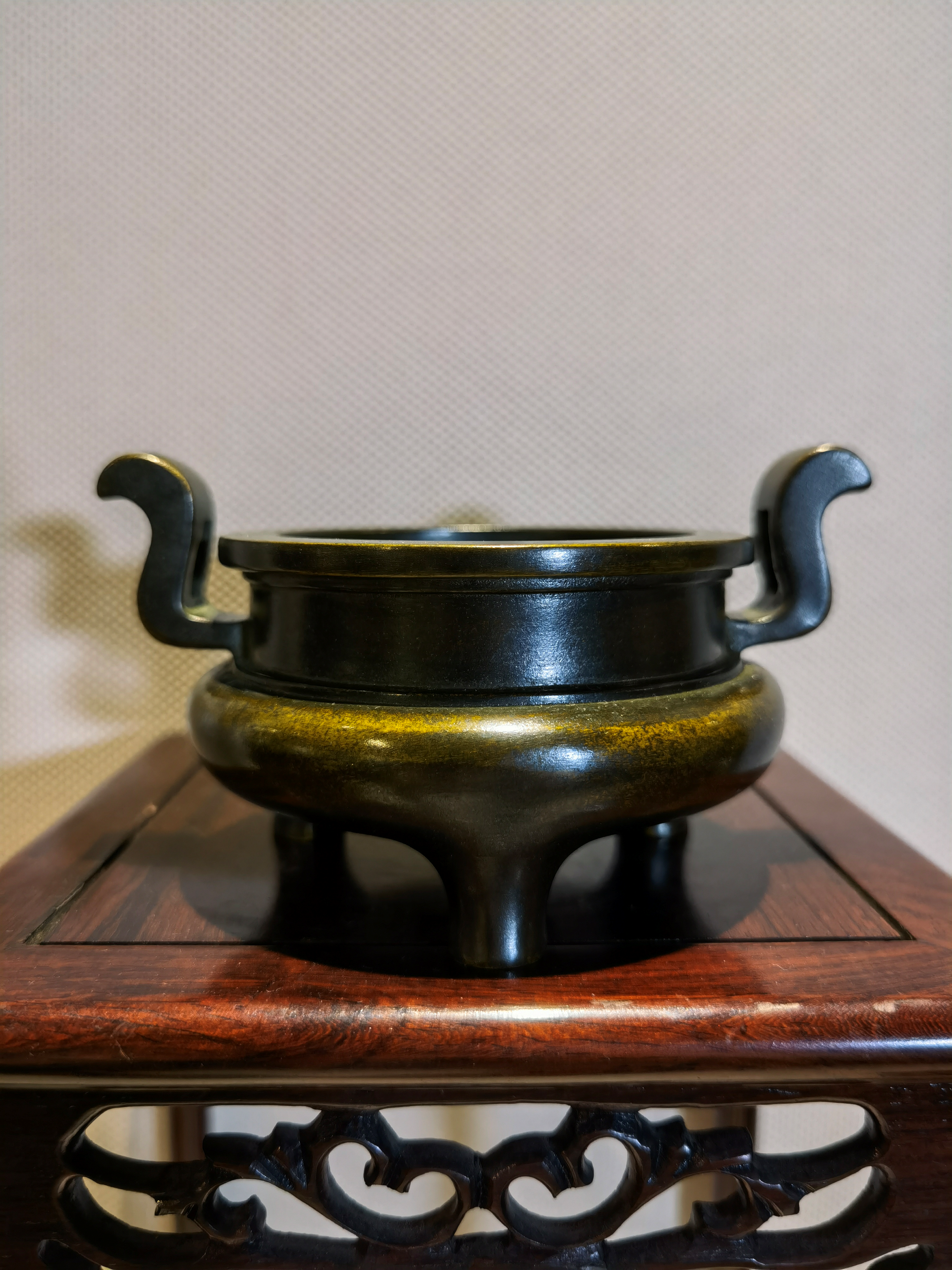 彫花絵彫香筒 香筒 紫檀蓋 在銘 煎茶道具 香道具 古竹 中国 古玩 煎茶 