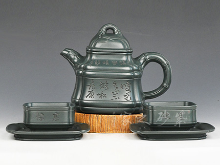 景舟四方竹鼎套组