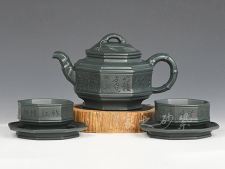 景舟八方竹鼓套组