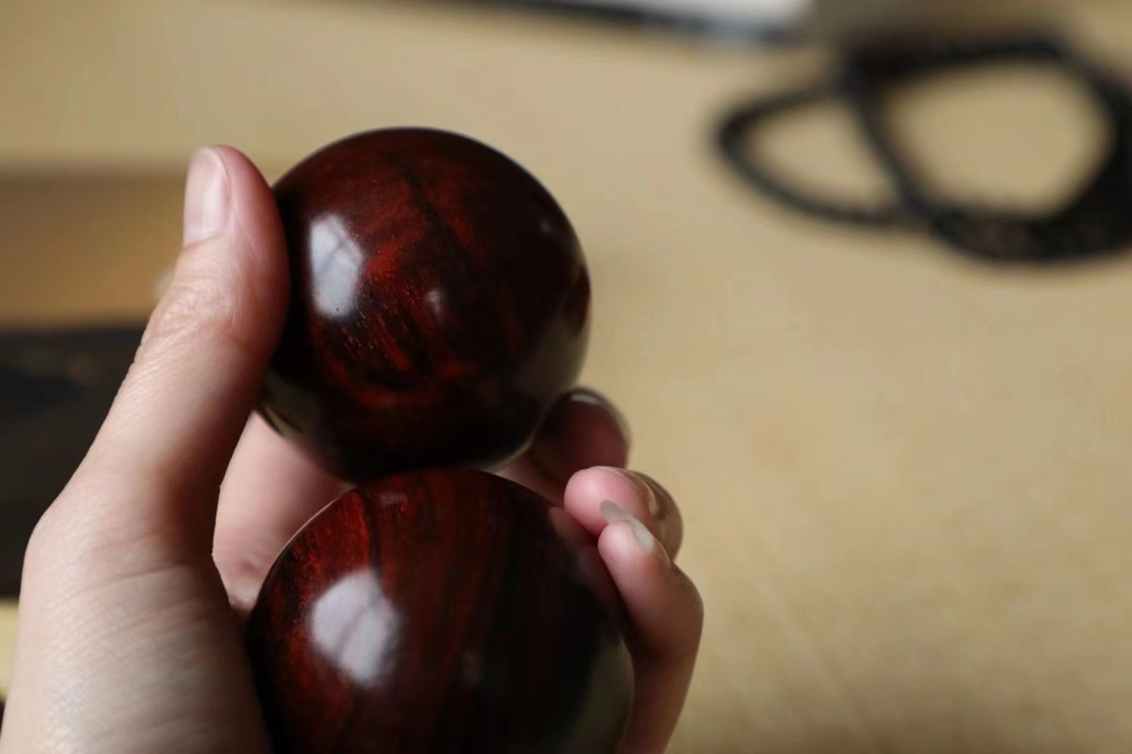 小叶紫檀保健球