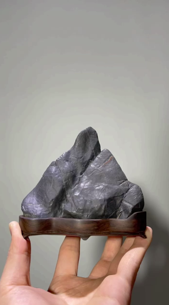 灵璧石长厚高：12×7×11cm