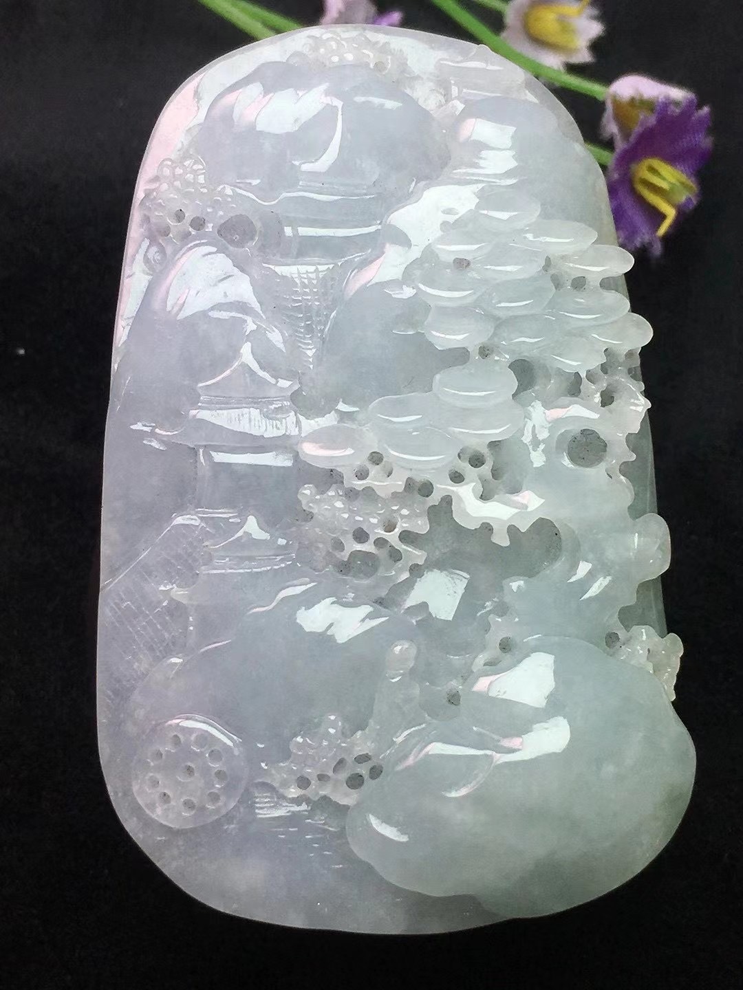 糯冰山水牌