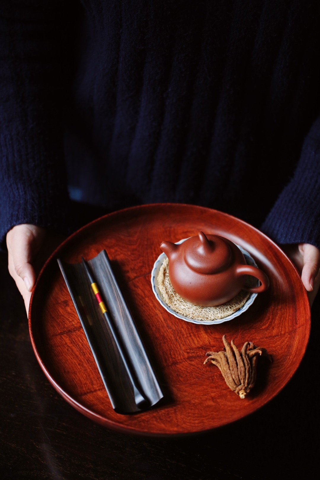 紫光檀 | 简 · 茶则