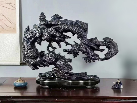 灵璧石66×20×49cm