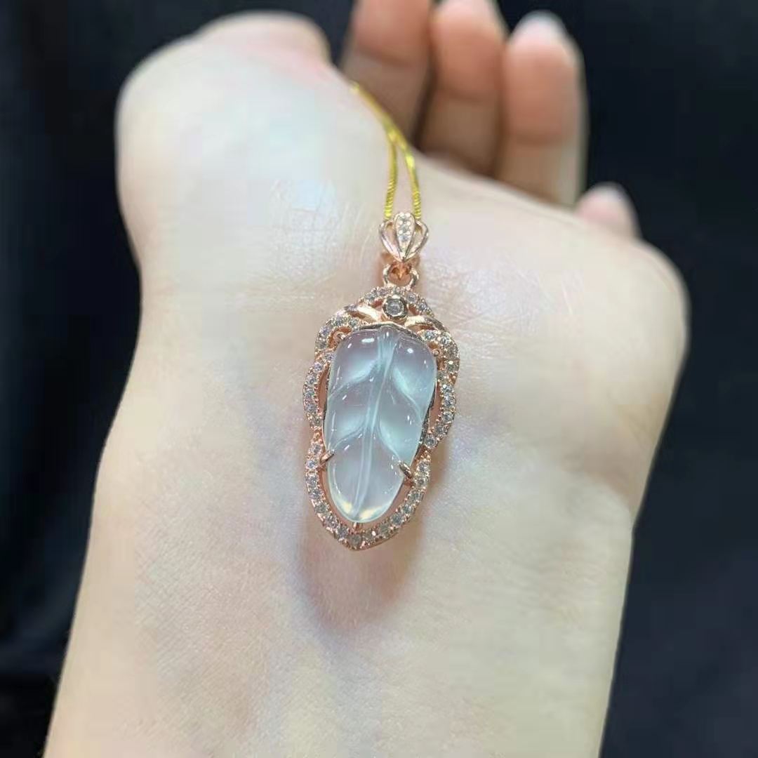 925银翡翠叶子