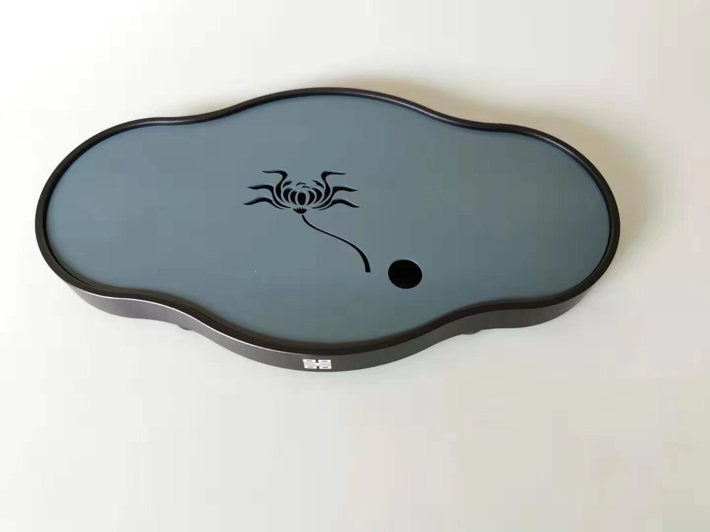 菊花如意-铜茶盘