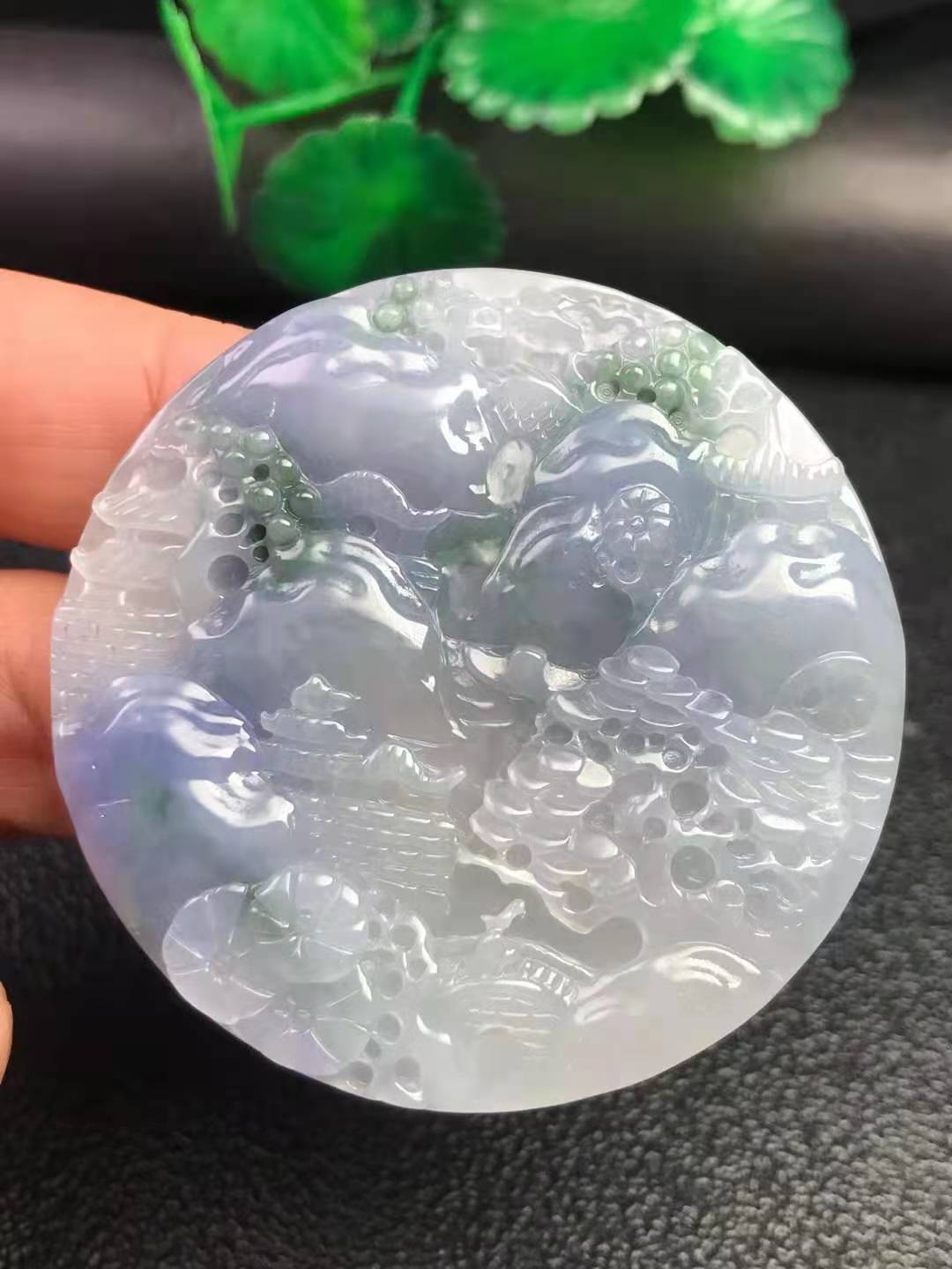 紫带花《山水牌》