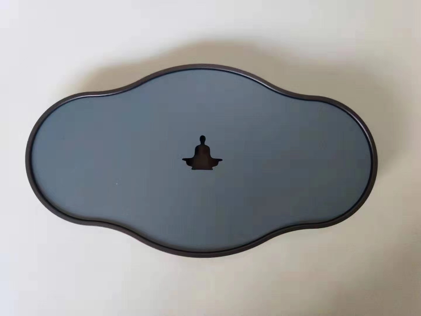 坐禅如意-铜茶盘